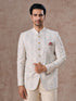 Manyavar Cream Elan Jodhpuri Suit
