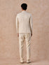 Manyavar Brocade Radiance Cream Jodhpuri Suit