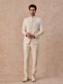 Manyavar Brocade Radiance Cream Jodhpuri Suit
