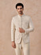 Manyavar Brocade Radiance Cream Jodhpuri Suit