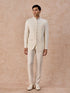 Manyavar Cream Elegance Jodhpuri Suit