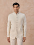 Manyavar Cream Elegance Jodhpuri Suit