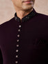 Manyavar Wine Wonder Jodhpuri Suit