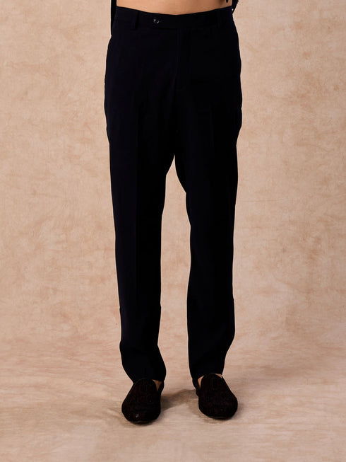 Manyavar Elegant Blue Jodhpuri Suit