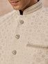 Manyavar Elegant Cream Jodhpuri Suit