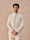 Manyavar Elegant Cream Jodhpuri Suit