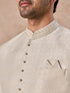 Manyavar Elegant Cream Jodhpuri Suit