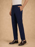 Manyavar Dark Blue Velvet Open Jodhpuri Suit