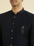 Manyavar Majestic Blue Jodhpuri Suit