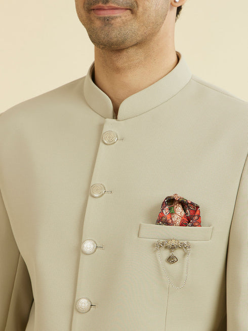 Manyavar Regal Pista Jodhpuri Suit