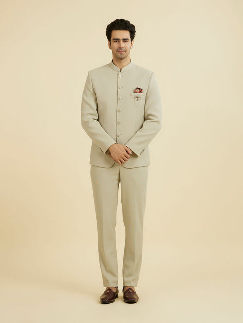 Manyavar Regal Pista Jodhpuri Suit
