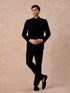 Manyavar Velvety Blue Regalia Jodhpuri Suit