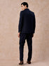 Manyavar Blue Majestic Elegance Jodhpuri Suit