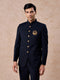 Manyavar Blue Majestic Elegance Jodhpuri Suit