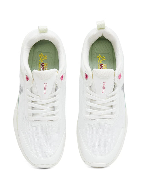 Campus CYMBAL White Womens Running Shoes
