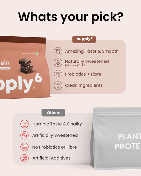 Supply6 Plant Protein - Chocolate New