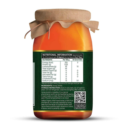 Saffola Organic Wild Forest Honey