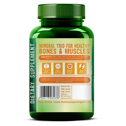 Himalayan Organics Calcium+Magnesium Tablets