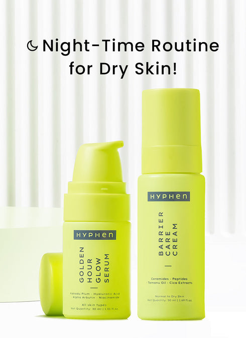 Hyphen Night-Care Routine For Dry Skin