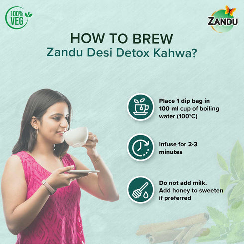 Zandu Desi Detox Kahwa