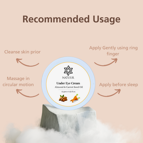 Natuur Under Eye Cream Almond & Carrot seed oil