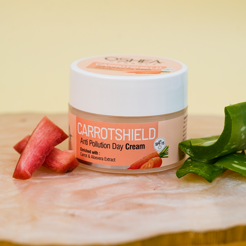 Oshea Carrotshield Anti-Pollution Day Cream |White