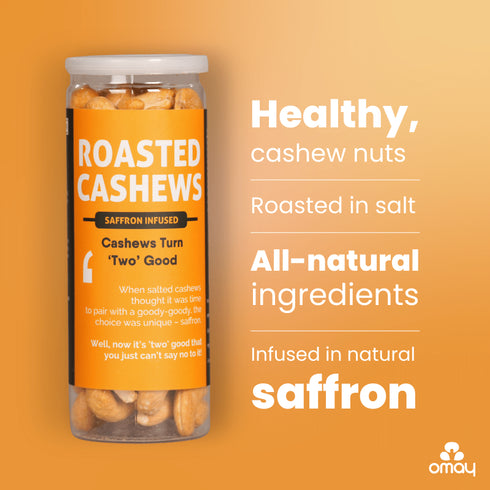 Omay Foods Roasted Cashews - Classic Salted