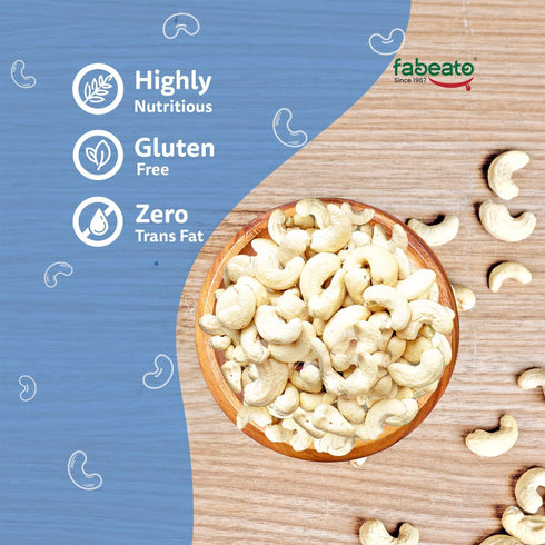 Fabeato Whole Raw Cashew Nuts