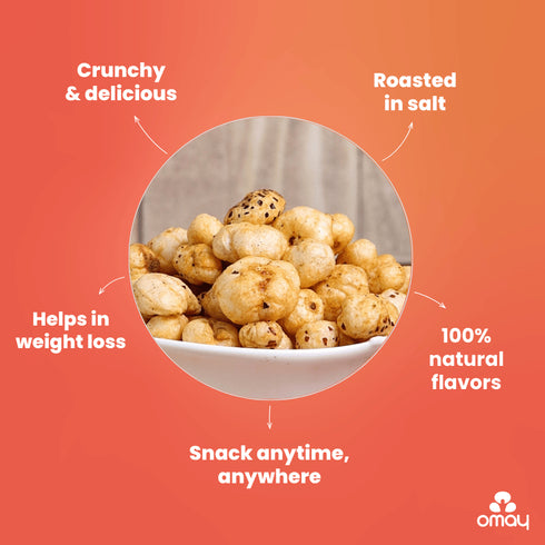 Omay Foods Tangy Masala Foxnuts, 30g