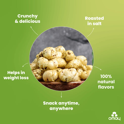 Omay Foods Mint Masala Foxnuts, 30g