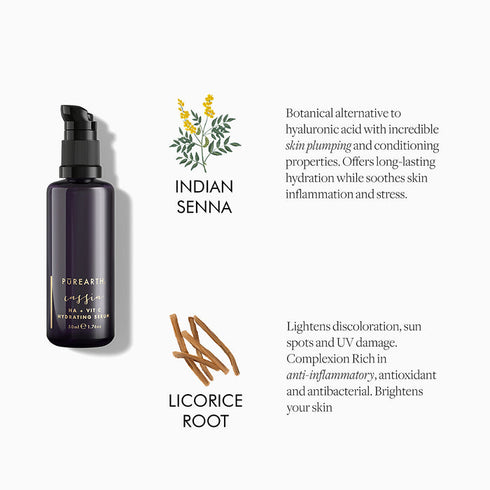Purearth Cassia Brightening Serum Vit C + Ha