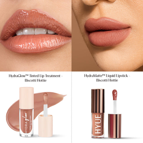 HYUE Biscotti Hottie Set | HYUE HydraMatte & HydraGlow