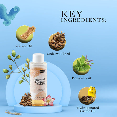 Bipha Ayurveda Cedarwood & Vetiver Bath Oil