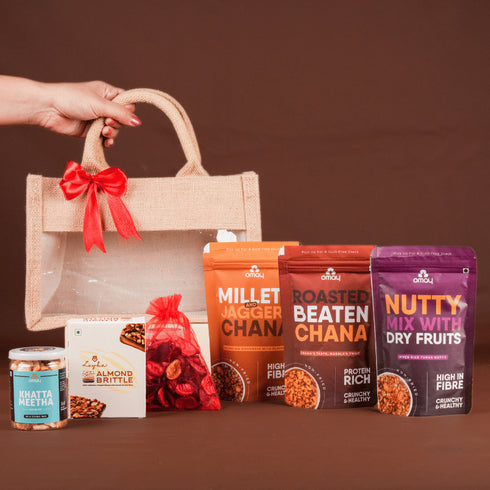 Omay Foods Celebrations Jute Bag
