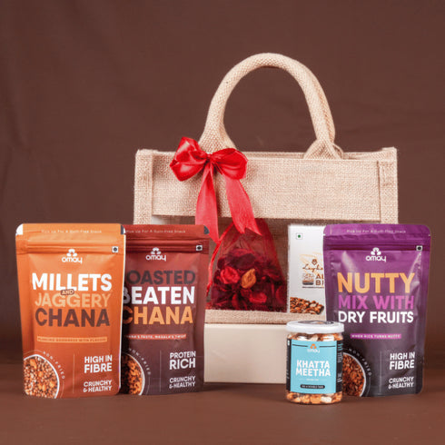 Omay Foods Celebrations Jute Bag