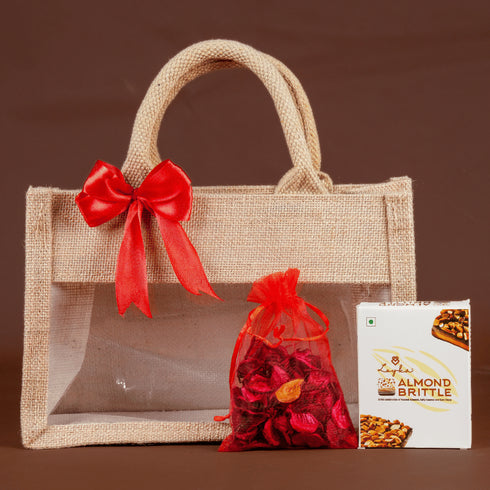 Omay Foods Celebrations Jute Bag