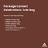 Omay Foods Celebrations Jute Bag