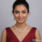 Celestial Halo Drop Necklace Set