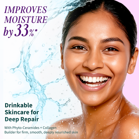 OZiva Phyto Ceramides + Collagen Builder for Moisture Retention