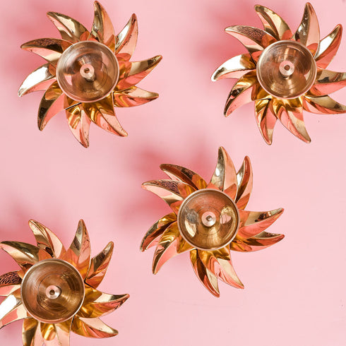 Samskara Home Chakri Diyas (Set of 4)