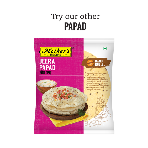 Mothers Recipe Pune Chana Masala Papad