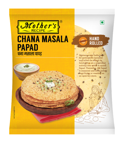 Mothers Recipe Pune Chana Masala Papad