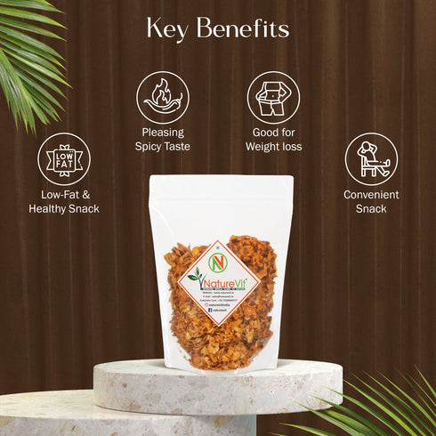 NatureVit Roasted Chana Jor Garam Low Fat, Spicy & Crunchy Snack