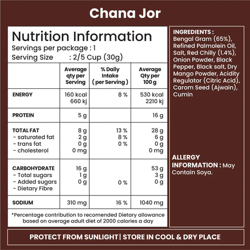 Jabsons Foods Chana Jor Namkeen