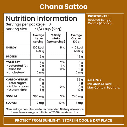 Jabsons Foods Chana Sattoo