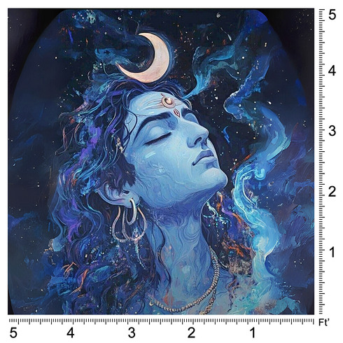 Back Drop India Chandramauli – The Cosmic Yogi