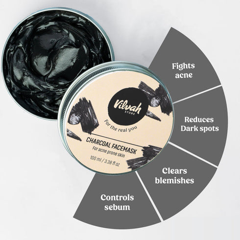 Vilvah Store Charcoal Face Mask