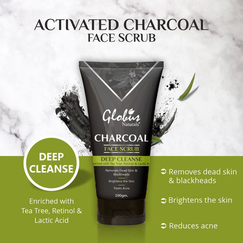 Globus Naturals Charcoal Detox Gift Box | Set Of 6 | Both Men & Women