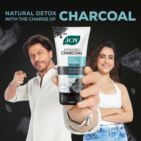 Joy Activated Charcoal Skin Purifying + Deep Detox Face Wash