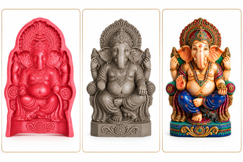 Ganesh Mold For Making Idols B30
